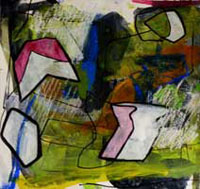 abstract art on paper